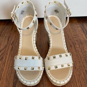 Marc Fisher studded wedges
